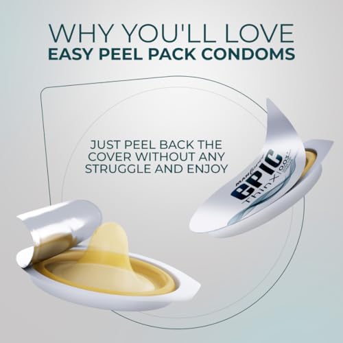 Image of Manforce Epic ThinX | Ultra Thin Condoms with Easy Peel Pack | 30 Pcs