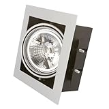 Cardan de diseño con lámpara LED QR111 15W con bombilla incluida de alto rendimiento