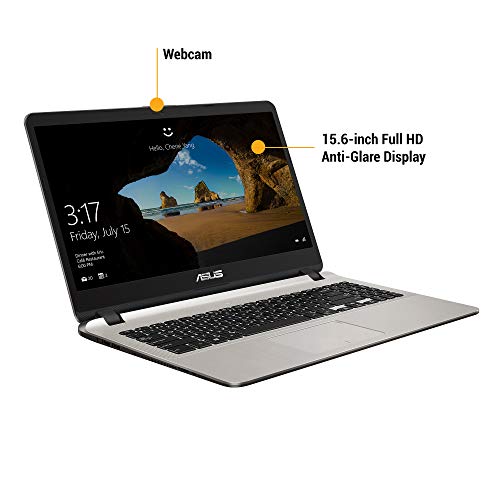 Image of ASUS VivoBook X507UA Intel Core i5 8th Gen 15.6-inch FHD Thin and Light Laptop (8GB RAM /1TB HDD /Windows 10 /Integrated Graphics /Icicle Gold /1.68 kg), X507UA-EJ859T