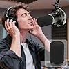 SOULWIT Windscreen for Maono PD200W/PD200X Microphone, Mic Cover Pop Filter Windproof Muff - Black #4