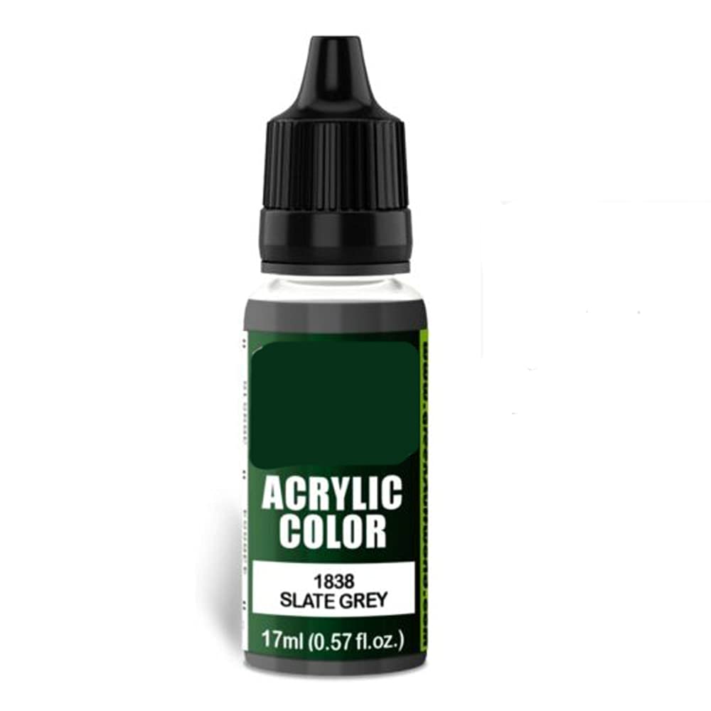 Green Stuff World Slate Grey Maxx Formula Acrylic Color Paint 17Ml