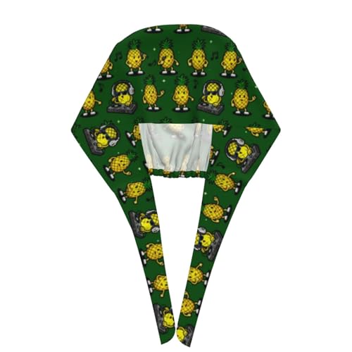 Image of Adjustable Scrub Cap with Sweatband, Breathable Working Hat for Men /Women