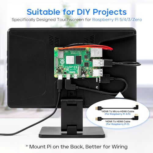 Image of ROADOM 10.1'' Raspberry Pi Monitor w /case&5'' Monitor w /HUB
