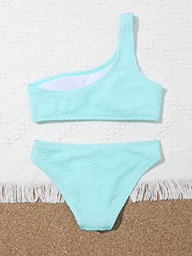 Image of SOLY HUX Girl's One Shoulder Bikini Bathing Suits 2 Piece Swimsuits