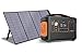 Produktbild LeftSuper Tragbares Kraftwerk 600 W mit 100 Solarpanel, Solargenerator Mobile Stromversorgung, 220 V 1500 Reiner Sinuswellen-Energiespeicher für Campingurlaub im Freien, Wohnmobil, E-Bike usw, Orange