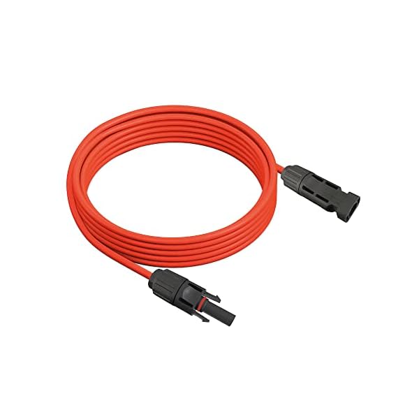 Solarkabel Verlängerungskabel mit MC4 beidseitig montiert Solarstecker Solarbuchse rot / schwarz Solar Kabel Stecker Verbinder – Bild 3