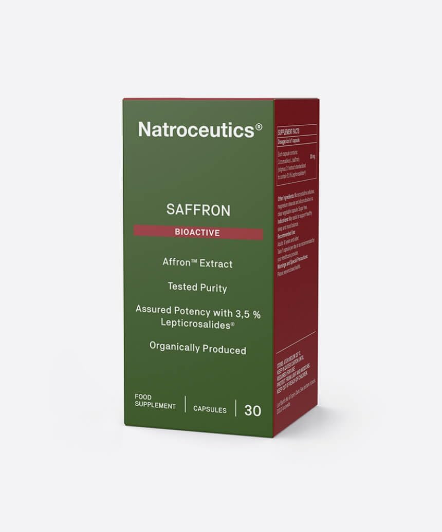 Saffron Bioactive 30 Vegan Capsules| Affron Extract | Tested Purity | Assured Content with 3.5% Lepticrosalides| Organically Produced