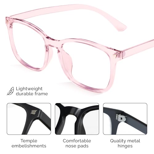 Image of livho High Tech Blue Light Glasses - Advanced Blue Light Blocking Computer Glasses - Screen Fatigue & UV Protection