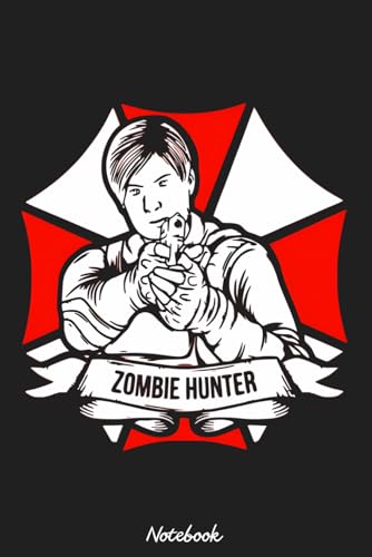 Resident Evil Zombie Hunter Notebook: College Ruled Lined Blank Notebook Journal Notepad 6x9 120 Pages
