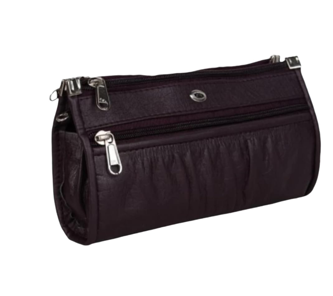Trendy PU Multi Zip Pocket Daily Use Purse for Women Wallet Bag for Girls Clutches Bag for Women Multicolour Small Handbag Multi card slots phone pocket ladies purse-image-24