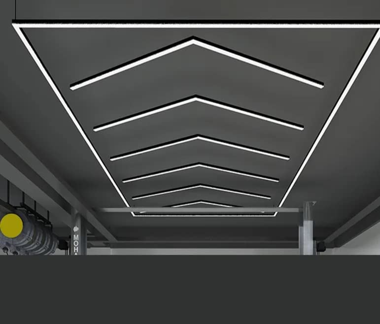 Oświetlenie LED Sufit Ściana Nowoczesny Design Detailing Gummistyczne Nadwozie Samochodowe Salon Piękności Warsztat Polerowanie Samochodów