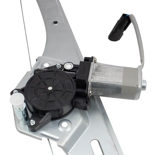 Image of TRQ Front Right Power Window Regulator & Motor Assembly Passenger Side Compatible with 2013-2017 Buick Enclave Chevrolet Traverse 2013-2016 GMC Acadia 2017 Acadia Limited GM1351228
