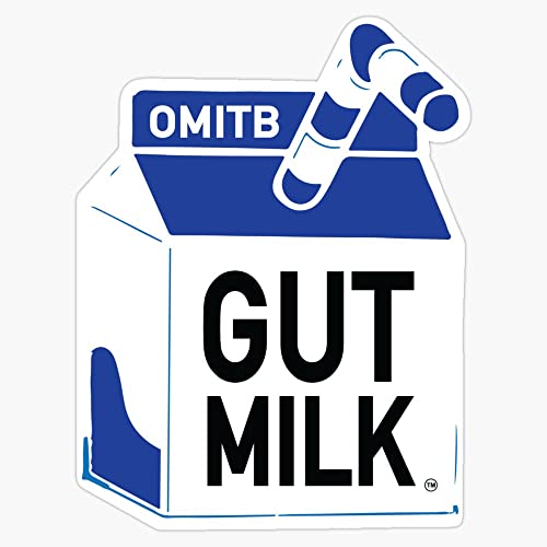 GUT MILK Carton 4 OMITB Only Murders in the Building Bumper Sticker Vinyl Decal 5 inches