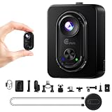 TIMNUT 4K Mini Body Camera with WiFi & Magnetic Mount, Thumb Size Wearable POV Camera 6-Axis EIS...