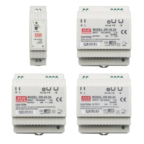 Alimentation 15V 60W DR-60 à haute efficacité pour rail DIN