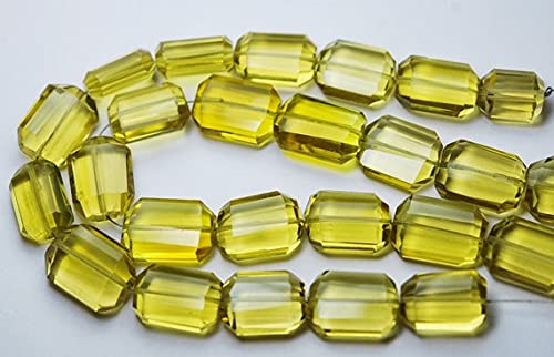 Quartz jaune LKBEADS briolettes facettées 14-16mm pour remplacer vos perles ternes