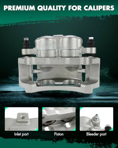 Image of SCITOO 18B4895 Rear Left Brake Caliper With Bracket Compatible For Dodge For Ram 1500 2006-2008,For Dodge For Ram 2500 2003-2008,For Dodge For Ram 3500 2003-2008