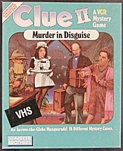 Clue II Murder in Disguise - A VCR Mystery Game