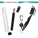 Gzingen Golf Tool Set, Golf Club Groove Sharpener and Retractable Golf Club Brush, Re-Grooving Tool and Cleaner for Wedges & Irons for Golfers, Practical Sharp and Clean Kits (Black Sharpener)