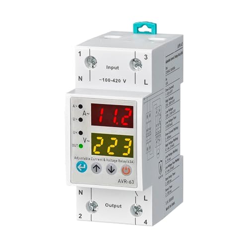 Relais de protection AVR-XX 63A : disjoncteur réglable de tension pour sécuriser votre tableau