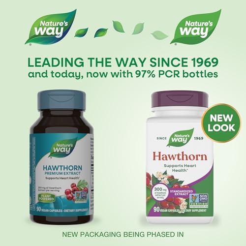 Nature's Way Hawthorn Standardized Extract, Supports Heart Health*, 90 ct - image 2