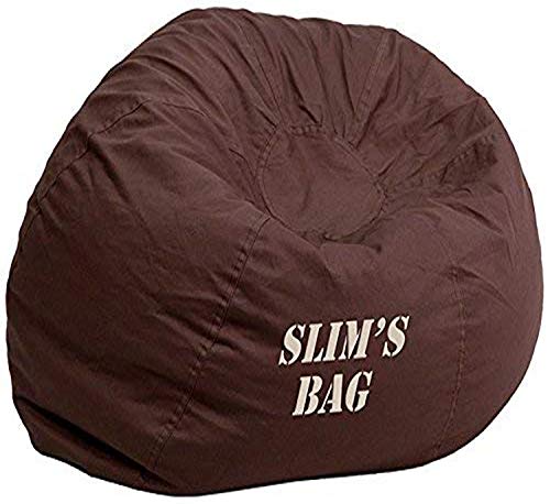 Flash Furniture Personalized Small Solid Brown Bean Bag Chair For Kids And Teens #TOP21