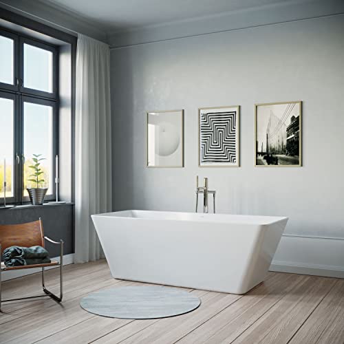 DURAVIT DuraStor Vrijstaande badkuip van acryl, rechthoekig in wit glanzend 170 x 75 x 45 cm vulhoeveelheid: 212 l acryl kuip incl. accessoires kuip voor 2 personen optimale warmte-isolatie - Afbeelding 5