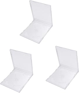 Homoyoyo 30 Unidades Caixa De Disco De CD Transparente Caixa De CD Transparente Caixa De CD De Plástico Transparente Caixa De Armazenamento De CD Capa De CD Transparente Mídia Caixa De