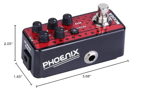 MOOER Micro Preamp 016 Phoenix Digital Guitar Amp Modelling Pedal - Thumbnail 5