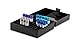 Heathrow Scientific HS120033 100 Well Microtube Storage Box, Cryogenic Box, Tube Storage, 1.5mL/2.0mL Tubes,Polypropylene, Black, (5/pk) (HS120043)