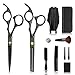 Produktbild SYNCHAIN Haarschere - Friseurscheren , 11 in 1 Friseurscheren Set, Haarschneideschere, Scharfe Frisörschere, Perfekter Haarschere Set für Damen und Herren, 6.7 Zoll 17.5 cm, Schwarz