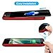 VOOE Battery Case for iPhone 7 Plus/ 8 Plus, 8500mAh Portable Battery Smart Pack Rechargeable Protective Battery Case for iPhone 7 Plus/ 8 Plus External Charger Cover 5.5 inch Charging Case - Red