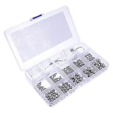 PRETYZOOM 580pcs Stainless Steel Bearing Industrial Steel for Applications Practical Assortment