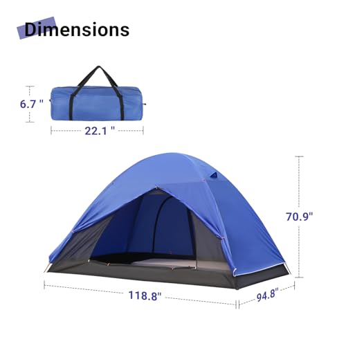 Carpa para camping Byliable para 6 personas impermeable miniatura 2