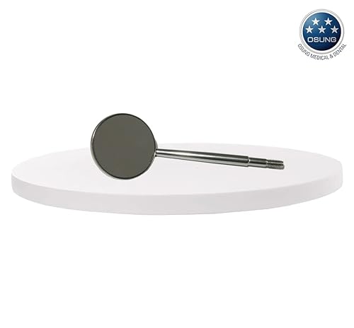 Miniatura 6 de Osung DMFCS4 Espejo dental de superficie frontal #4, enchufe de cono (paquete de 12)