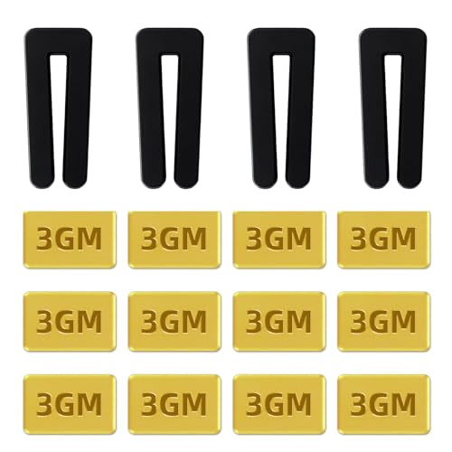 16PCS Universal Ceiling Fan Balancing Kit 12Pcs 3G Metal Gold Weights