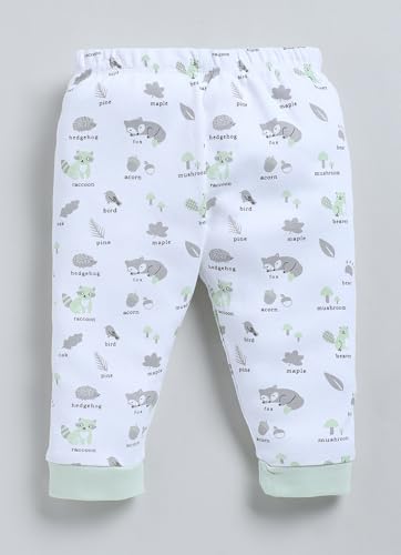 Image of Smart Baby Boys Cotton Top & Pyjama Set | Long Sleeve Round Neck T-Shirt & Full Pants | Soft Fabric | 0-18 Months | Ideal for Sleep