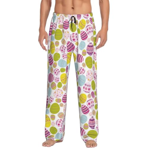 Easter Egg Mens Pj Pants,Soft Men Lounge Pants,Mens Pajama Pants Bottoms,Sleep Pants For Men4