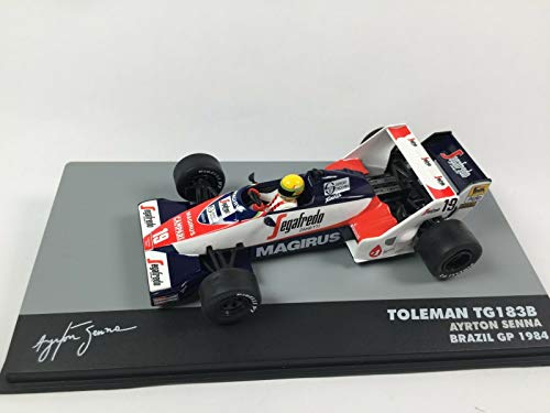 OPO 10 Car 1/43 F1 TOLEMAN TG183B Ayrton Senna miniatura 2