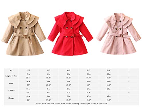 Odziezet Baby Girl mantel lange mouwen bomberjack winterjas windbreaker meisje blazar jas cape 6 maanden -8 jaar - Image 5