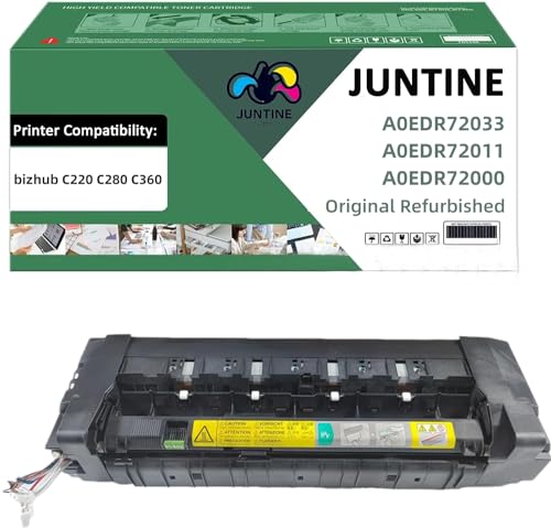 A0EDR72033 Fuser Unit Original Refurbished Replacement for Konica Minolta A0EDR72033 A0EDR72011 A0EDR72000 Compatible with bizhub C220 C280 C360 (110V) 250K High-Page-Yield