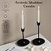 Majestic Giftware Safed 12-Pack Shabbat Candles - (SC-SHWT-WD) | 5 Inch Dripless Dripless Traditional Shabbos Candles Fits Standard Holders (White Drops)