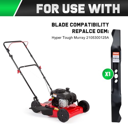 Image of Grasscool 2105300125A 20 Mower Blade Compatible with Hyper Tough Murray 20 inch MNA152505 MNA152701 Push Mower(Oval Center Hole)