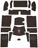 MG Midget 1275/1500 Complete Replacement Interior Carpet Kit -Black