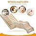 POMFAEE Hamster Hideout Climbing Ladder and Tunnel, Small Animal Tunnel Hideout, Ideal for Bedding Burrowing & Accessory Connecting, Effortless Assembly, Sturdy Durable, G
