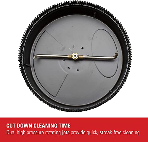 Simpson Cleaning Cm61248-S Clean Machine 3400 Psi Gas Pressure Washer, 2.5 Gpm, Crx Engine, Includes 15-Inch Surface Cleaner, Spray Gun And Wand, 4 Qc Nozzle Tips, 5/16-In. X 25-Ft. Hose, Black/Red #TOP2