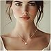 BYIA S925 Sterling Silver Necklace for Women Teardrop Cubic Zirconia Dainty Necklace Imitation Diamond Pear Cut CZ Pendant Necklaces for Women 18+2 Inch Jewelry Gift for Her
