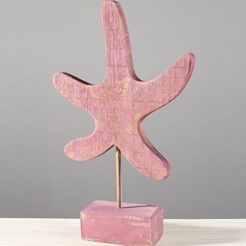 Figurines en bois étoile de mer pour votre déco de table maison de plage - 5