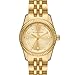 Michael Kors Women's Lexington Watch, Three-Hand Petite Gold Stainless Steel Watch for Women