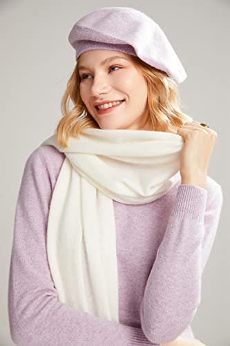 100% Cashmere Classic Wrap Shawl for Woman and Men Extra Large Stole Scarf US31254